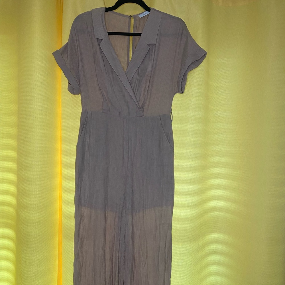 Lush NWT khaki jumpsuit size sm